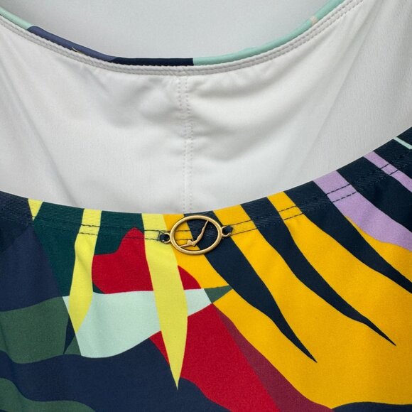 Jantzen Glamour One-Piece with Adjustable Straps Tropical Utopia Woman’s size 28 - Picture 10 of 14